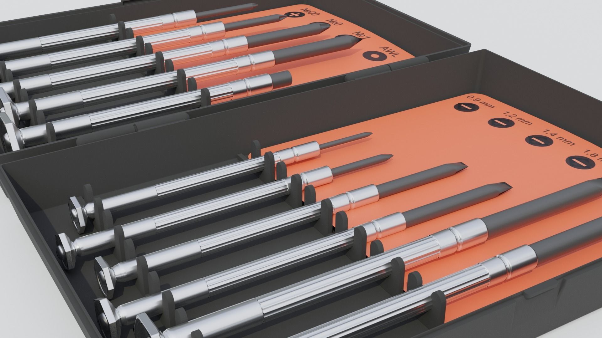 ScrewDriver kit 3D model_1