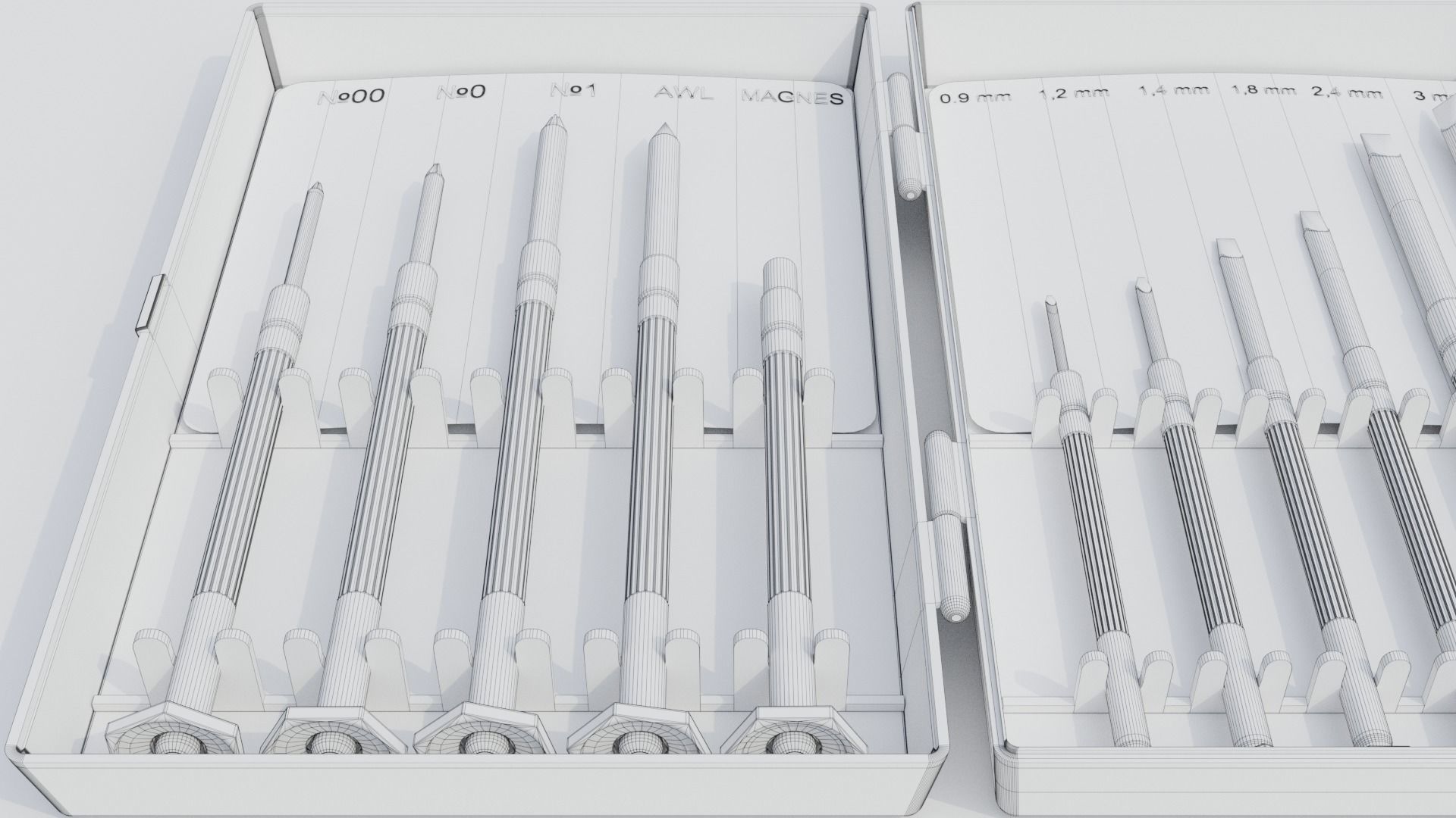 ScrewDriver kit 3D model_4