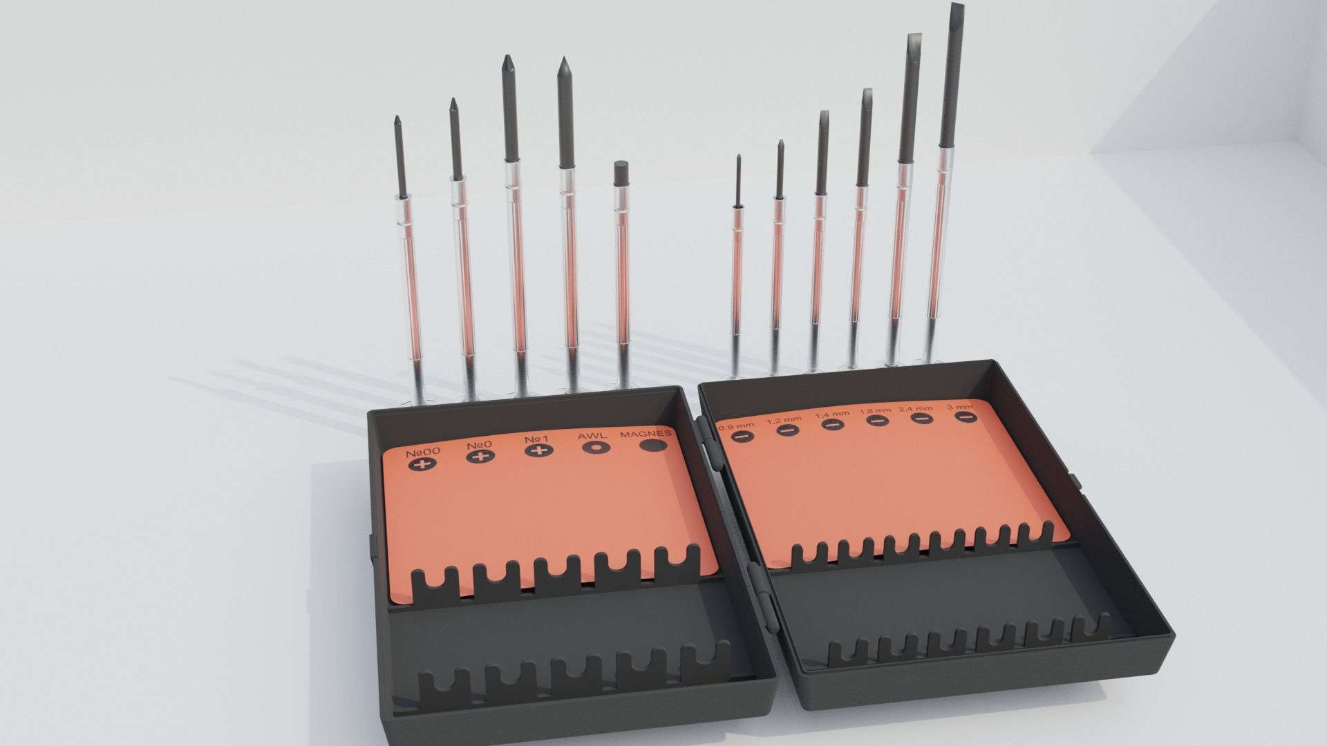 ScrewDriver kit 3D model_2