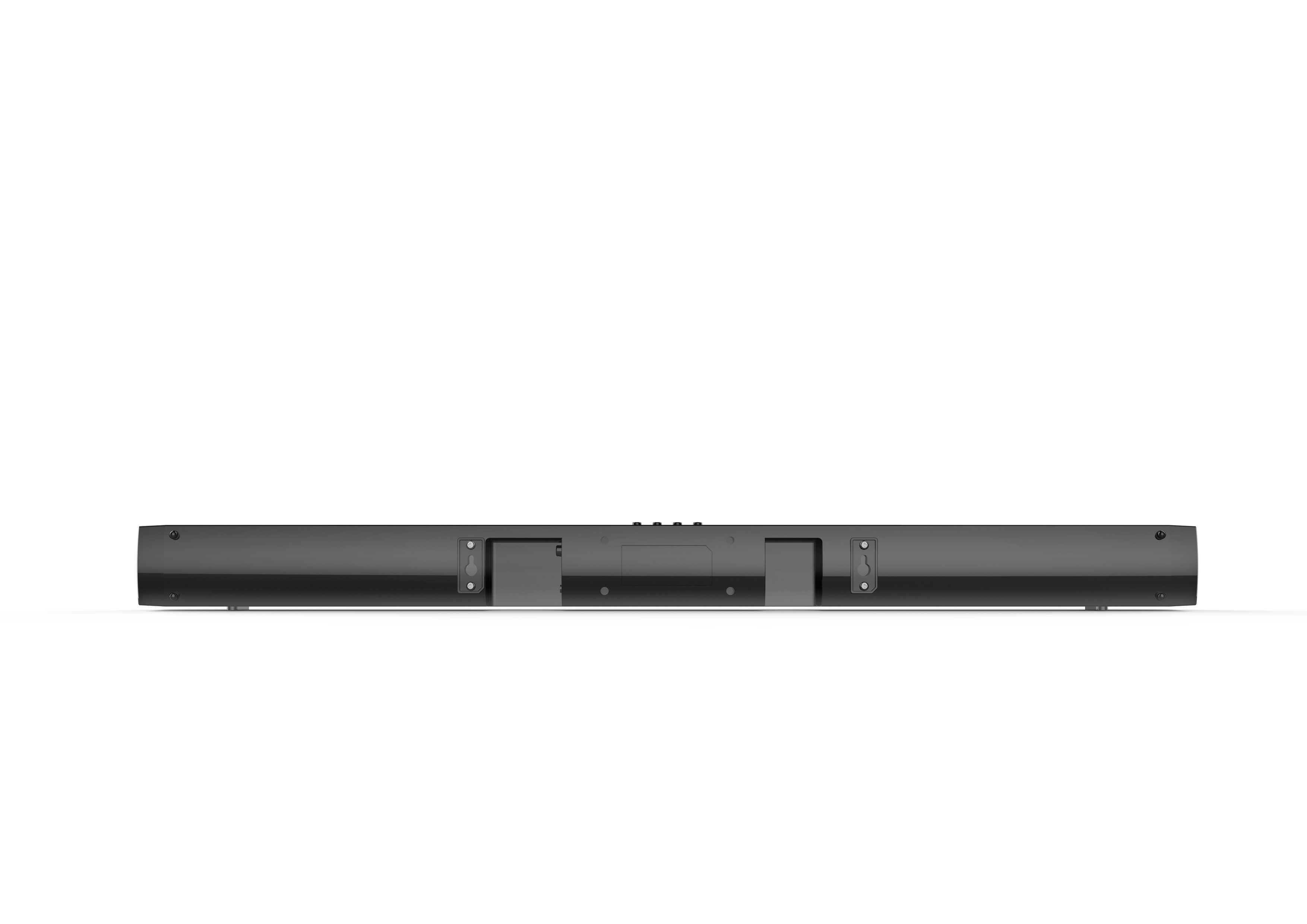 SoundBar black  speaker Low-poly 3D model_12