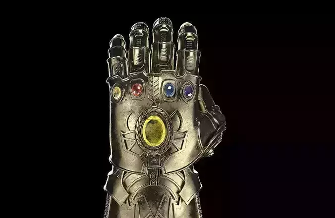 Thanos Infinity Gauntlet  Avengers Marvel  3D model