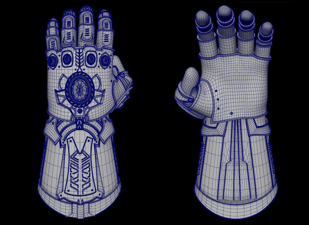 Thanos Infinity Gauntlet Avengers Marvel 3D model | CGTrader