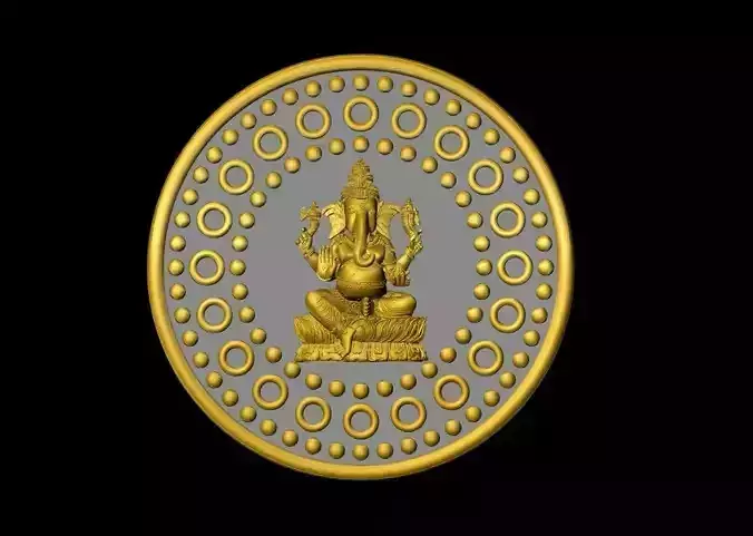 God Ganesh ji pending 3D print model