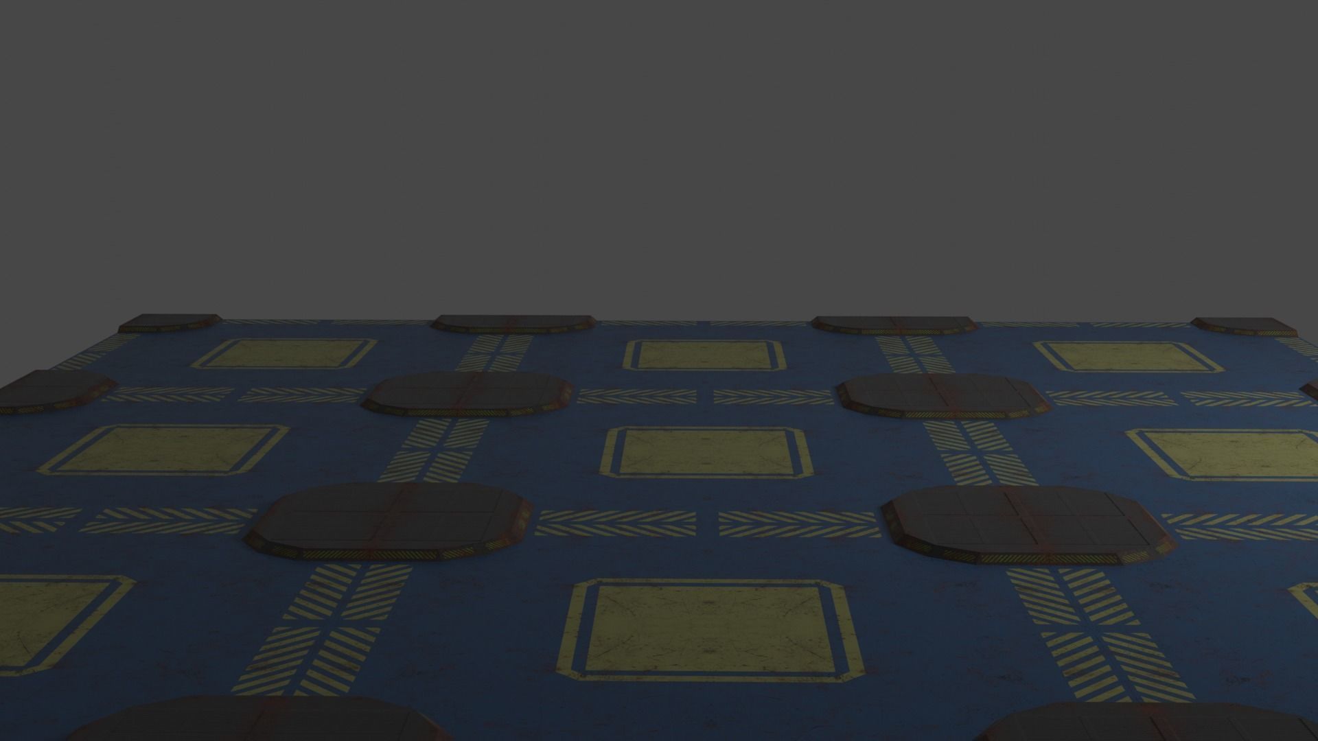 Old Y2J Landing Pad Low-poly 3D model_2