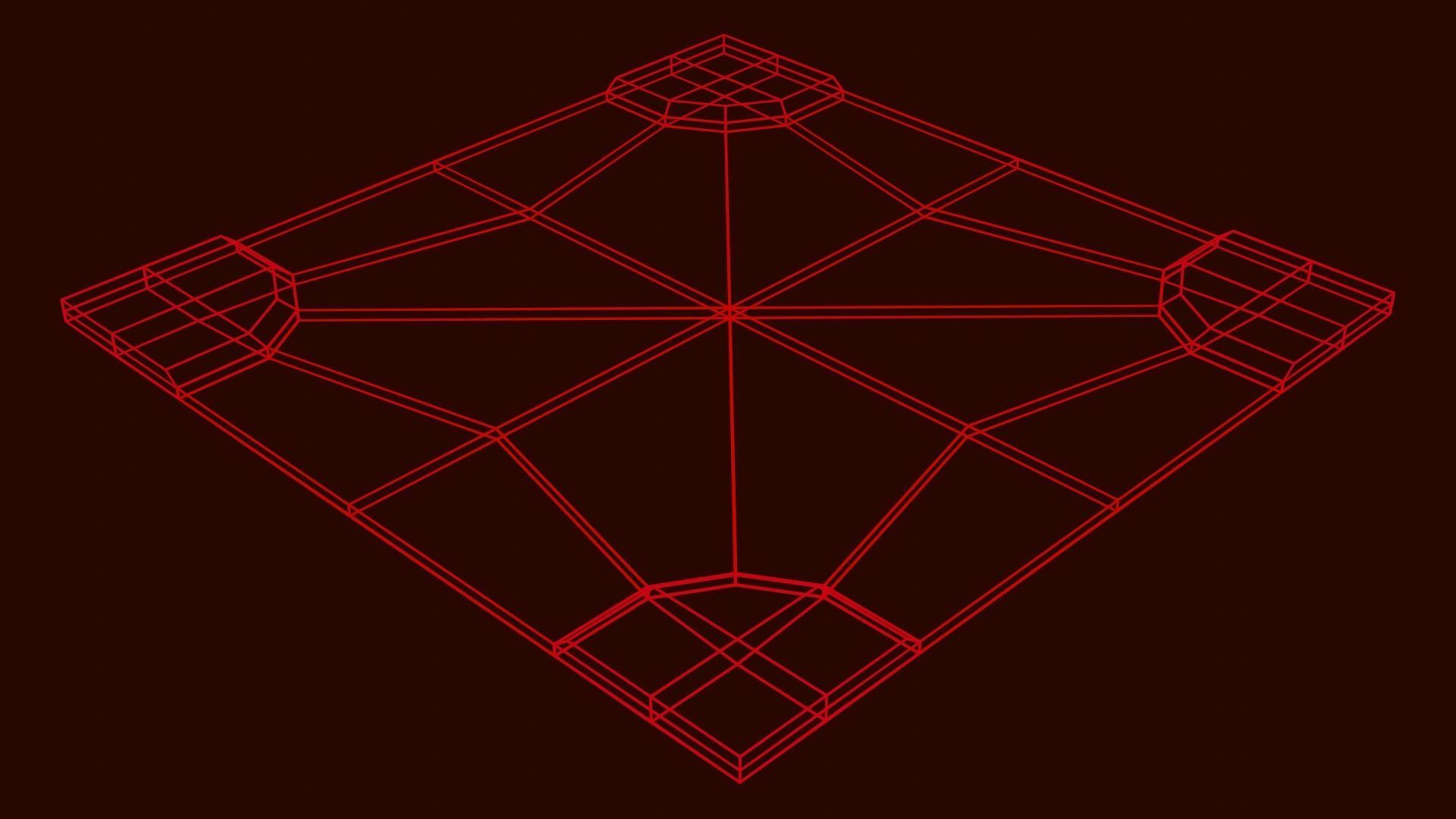 Old Y2J Landing Pad Low-poly 3D model_6