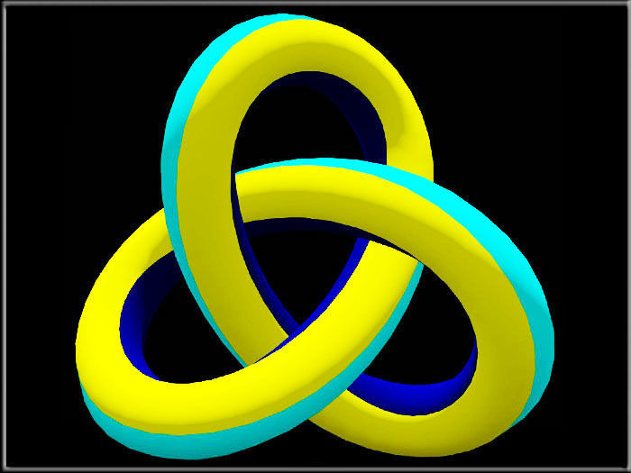 Knot Object Low-poly 3D model_4