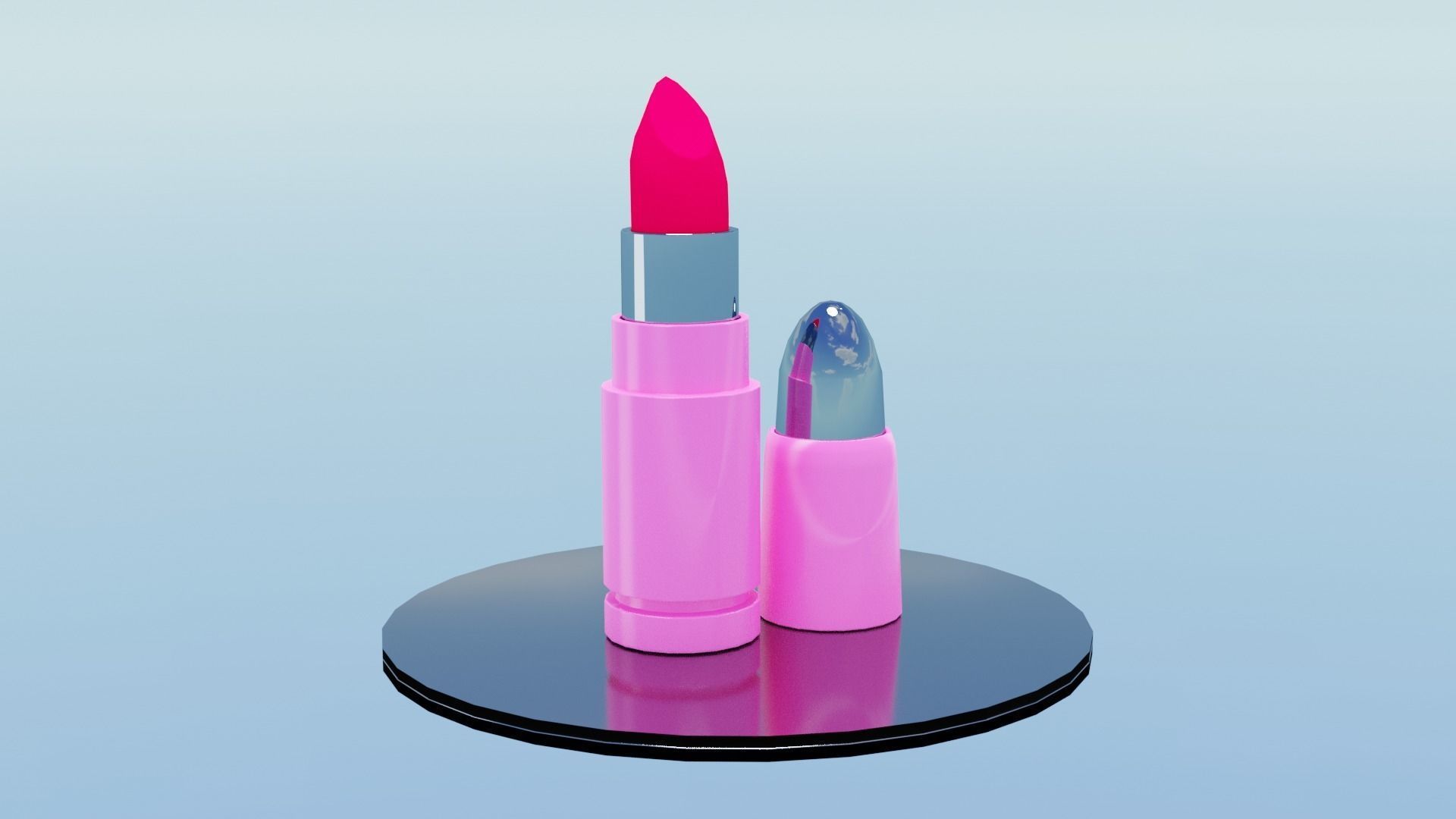 Lipstick Free low-poly 3D model_1
