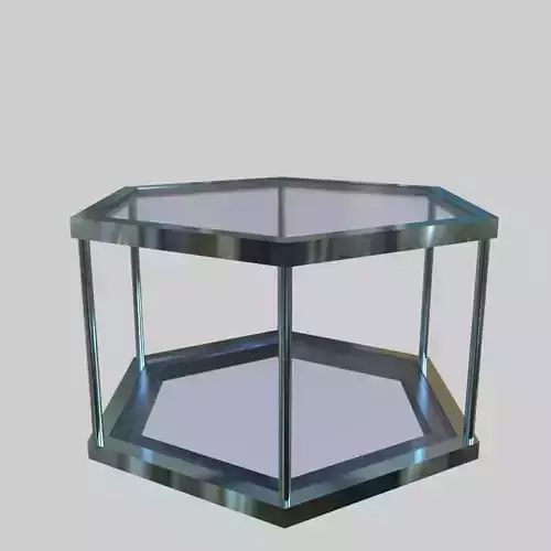 Glass Table 02 3D model