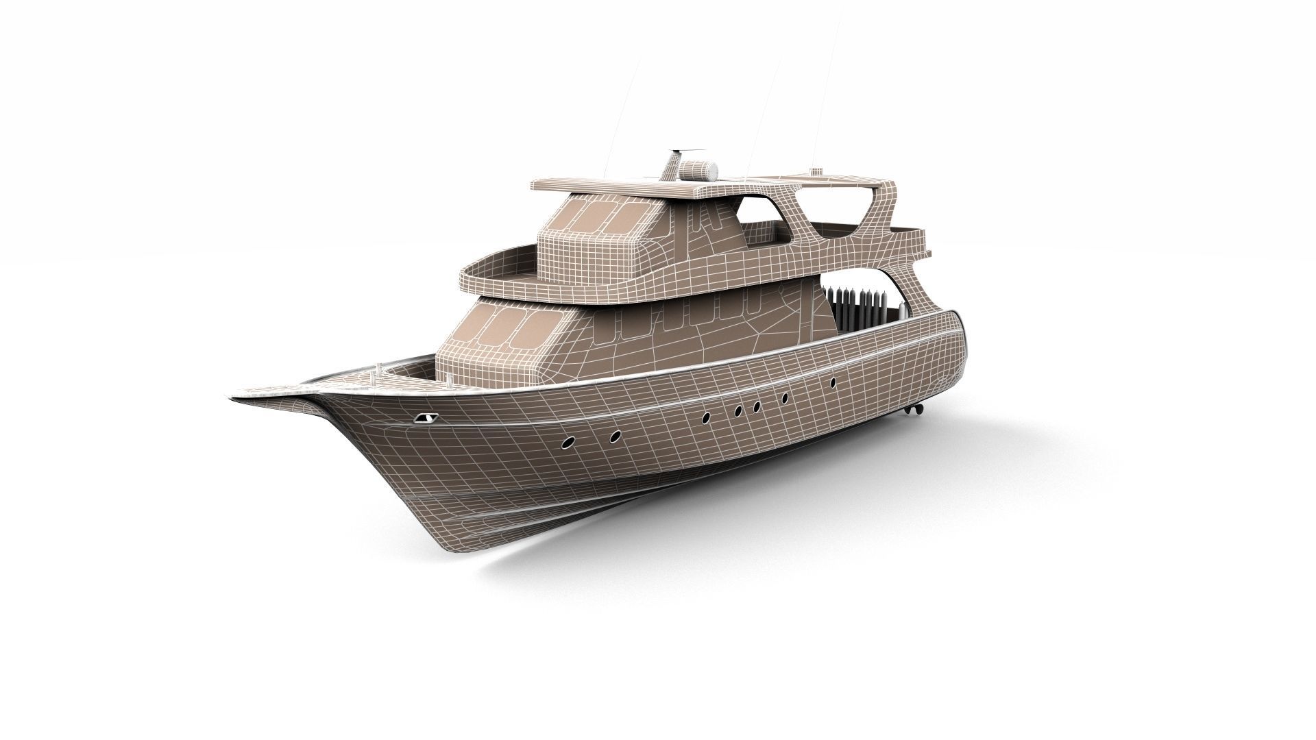 Day Boat 3D model_13