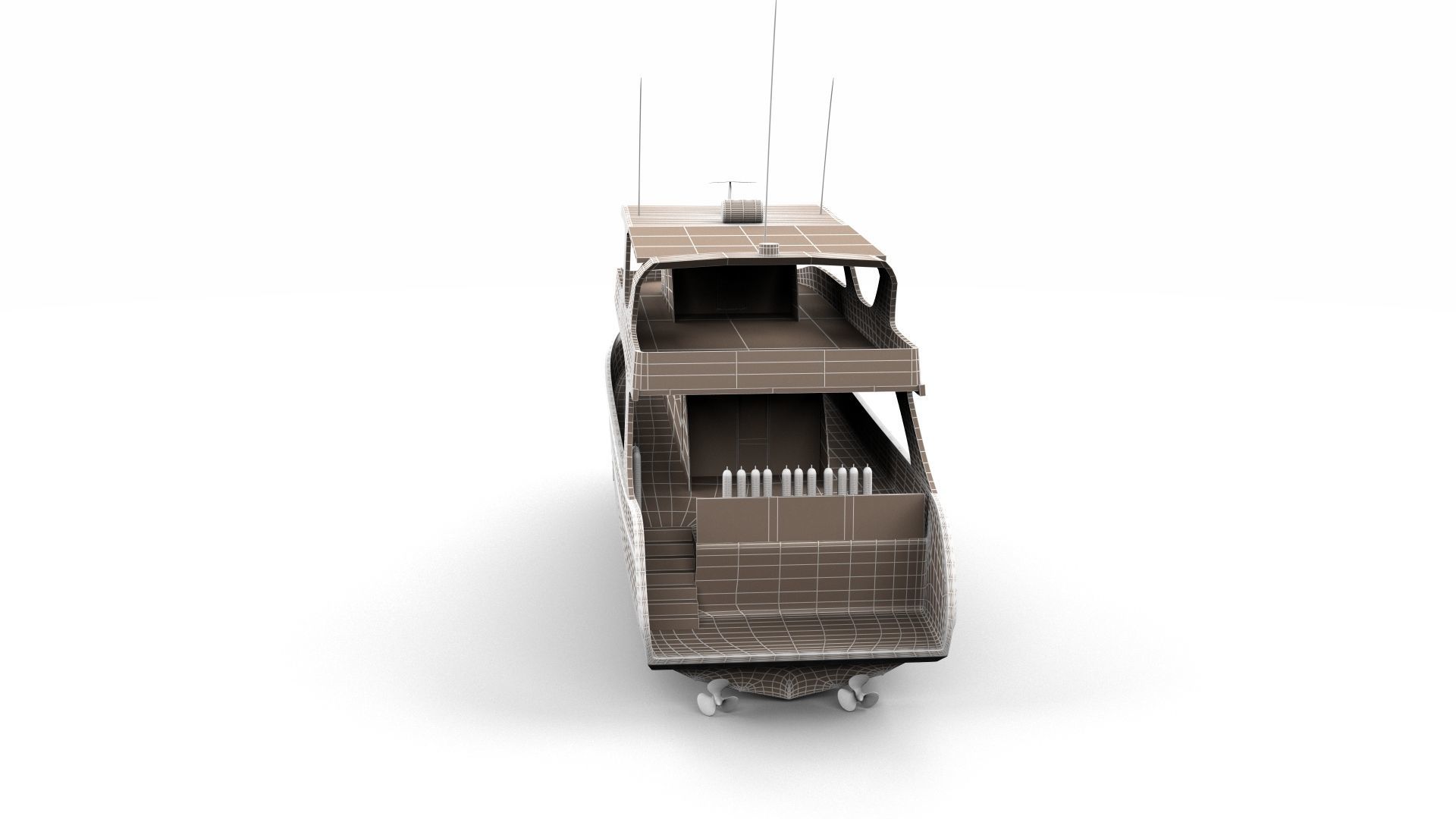 Day Boat 3D model_15