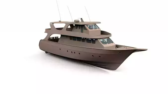 Day Boat 3D model