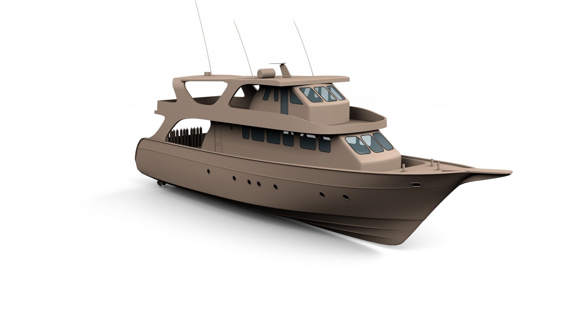 Day Boat 3D model_10