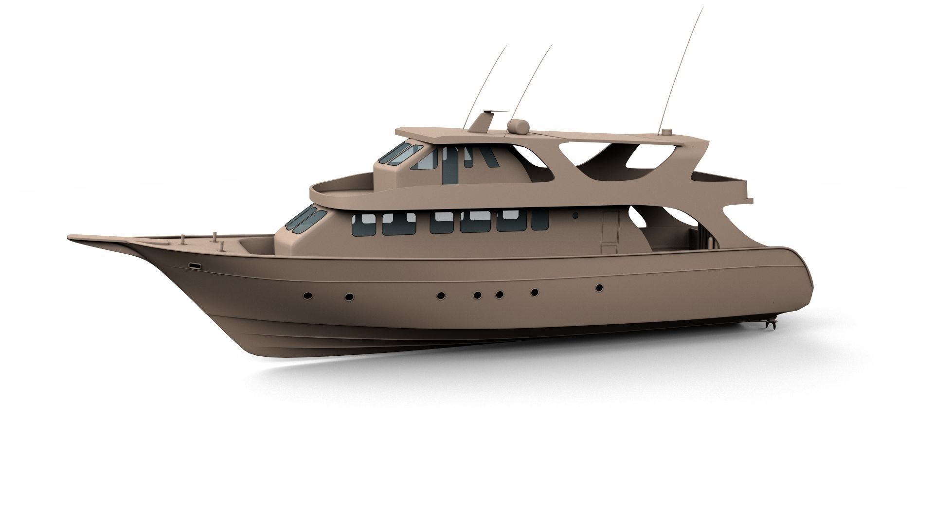 Day Boat 3D model_3
