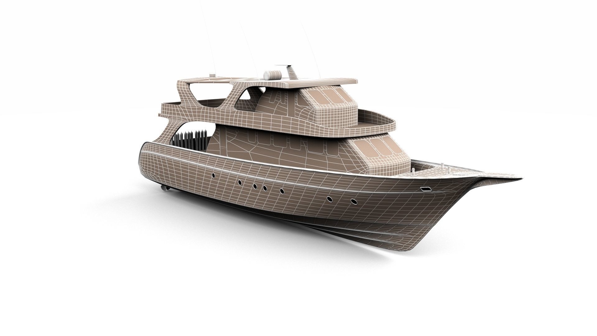Day Boat 3D model_12