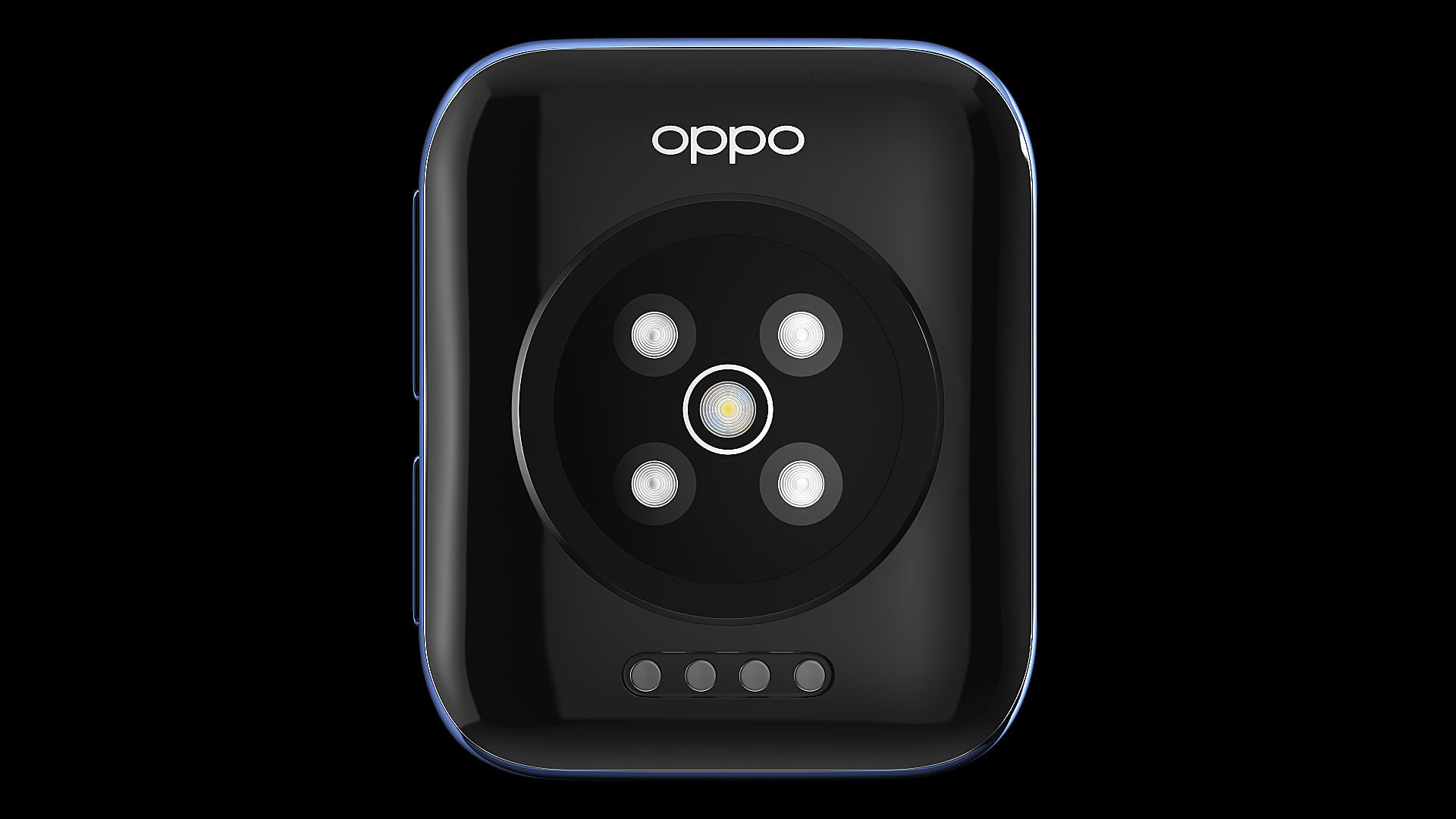OPPO watch smart watch-C4D modeling rendering 3D model_1