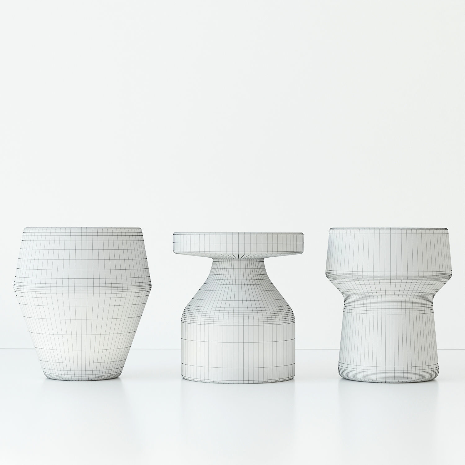 Sculptural coffee table 3D model_9