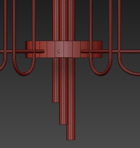 Gala Chandelier  Luxxu 3D model_1