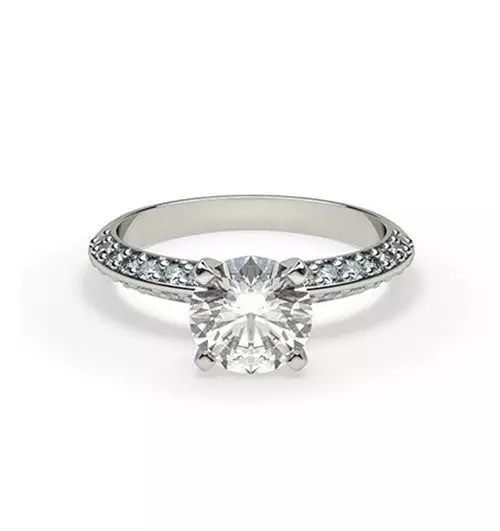 Four Prong Ring 3 3D print model_0