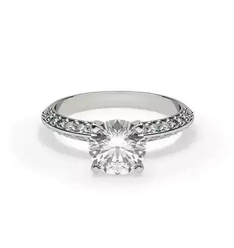 Four Prong Ring 3 3D print model