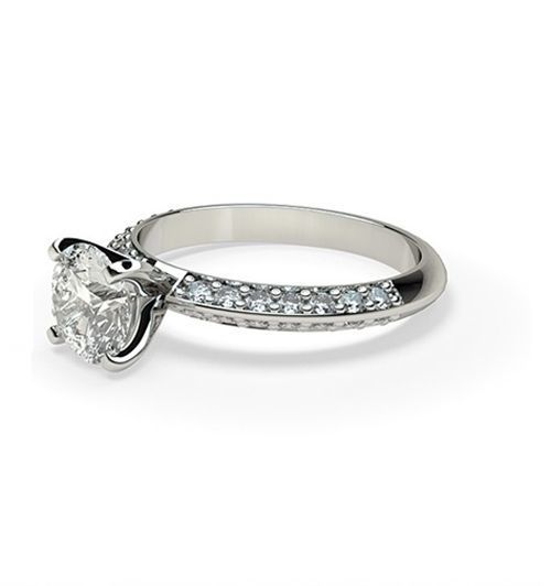 Four Prong Ring 3 3D print model_1