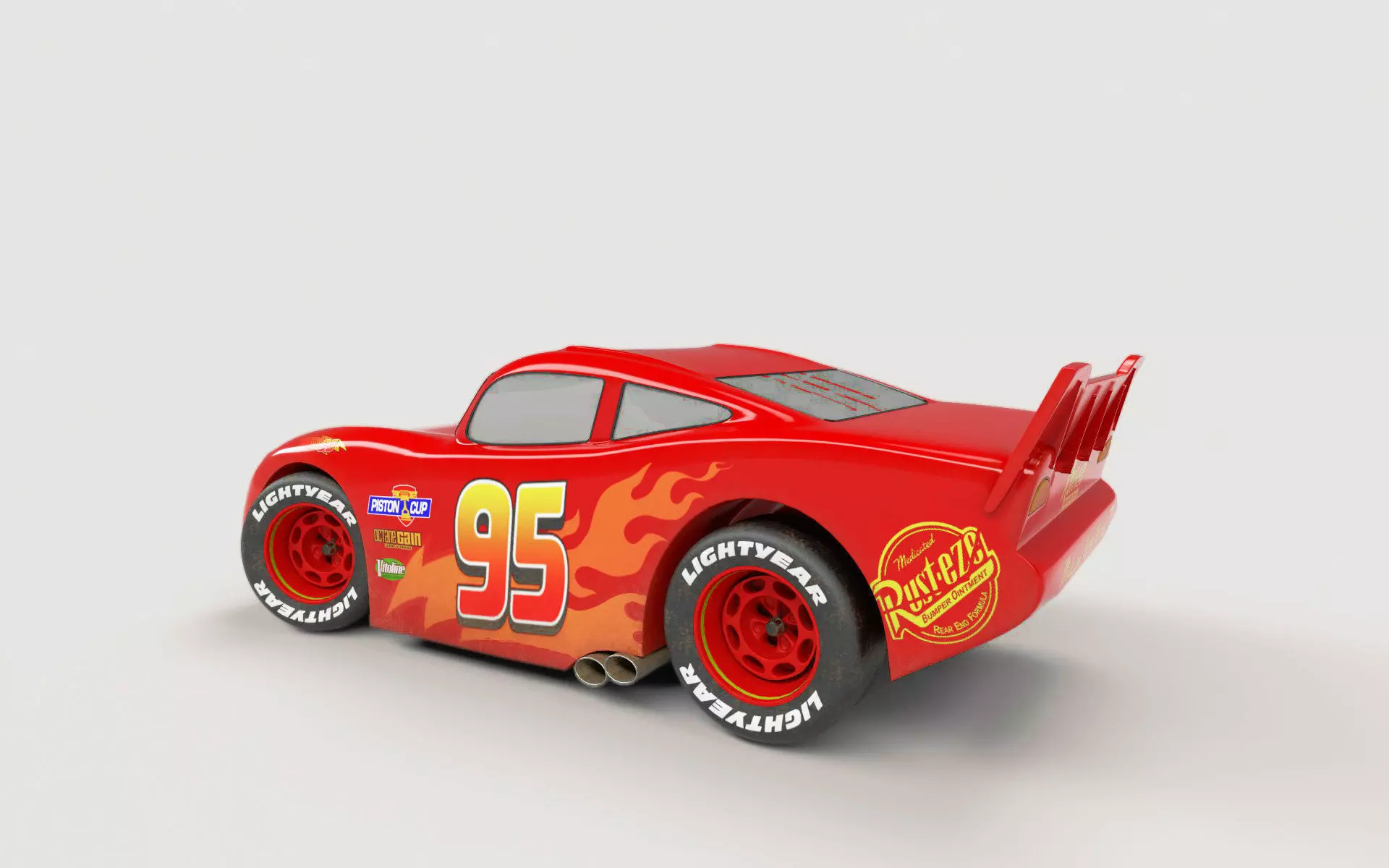 Lightning McQueen 3D model_0