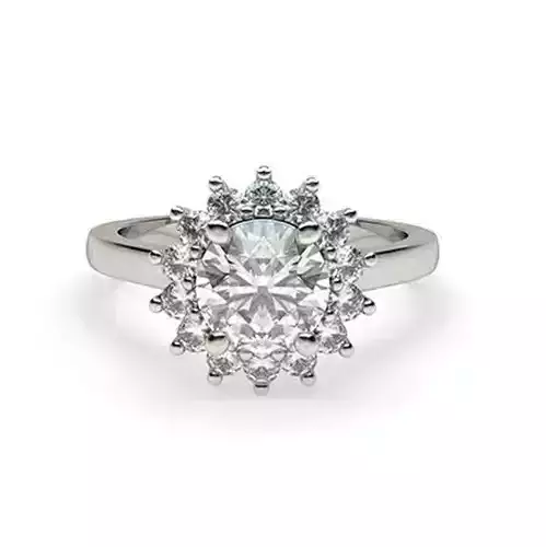 Floral Inspire Ring 7 3D print model Floral Inspire Ring 7 3D print model