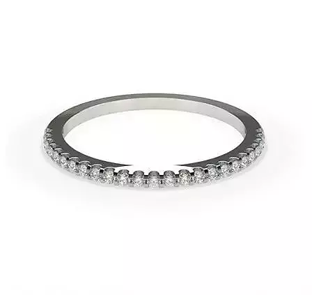 Half Eternity Ring 10 3D print model Half Eternity Ring 10 3D print model