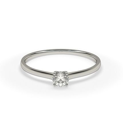 Solitaire Ring 12 3D print model_5