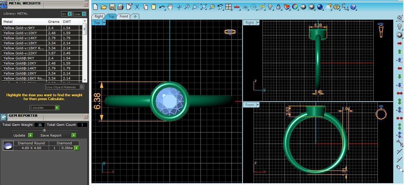 Bezel Ring 13 Free 3D print model_6