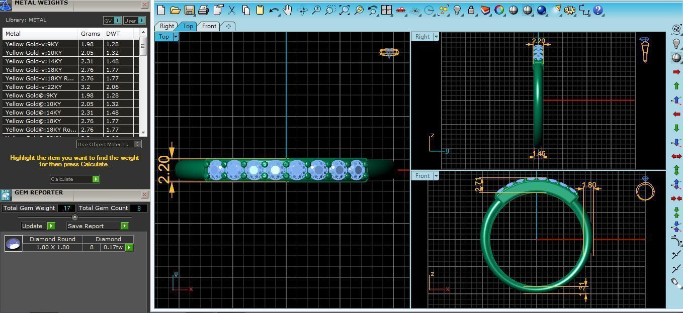 Stackable Ring 14 3D print model_7