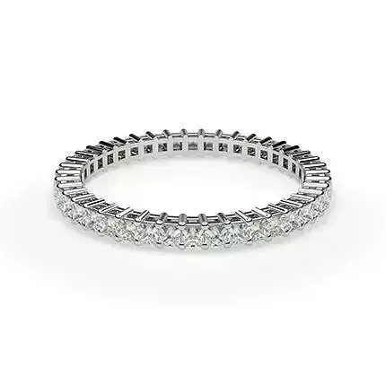 Princess Cut Ring 16 3D print model Princess Cut Ring 16 3D print model