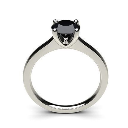Solitaire Ring 17 3D print model_1