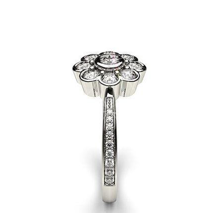 Floral Inspire Ring 18 3D print model_5