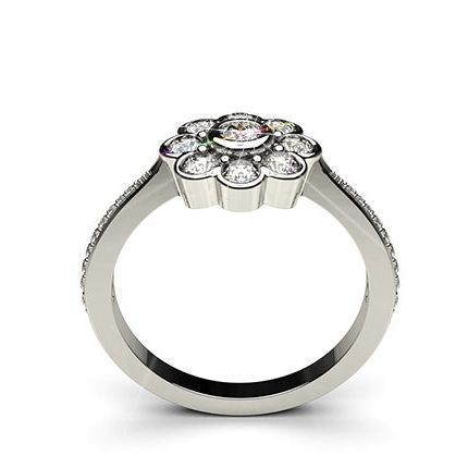Floral Inspire Ring 18 3D print model_1