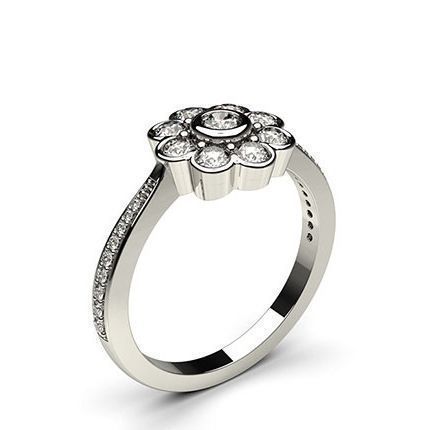 Floral Inspire Ring 18 3D print model_8