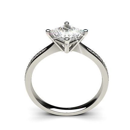 Princess cut Ring 19 3D print model_2
