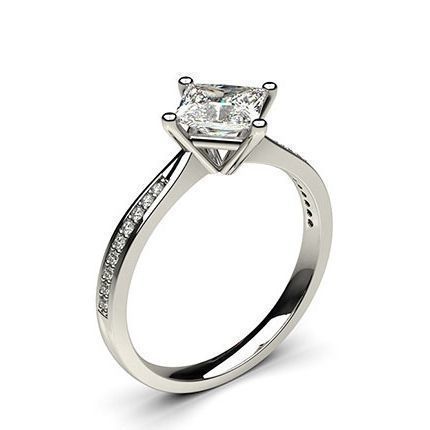 Princess cut Ring 19 3D print model_7