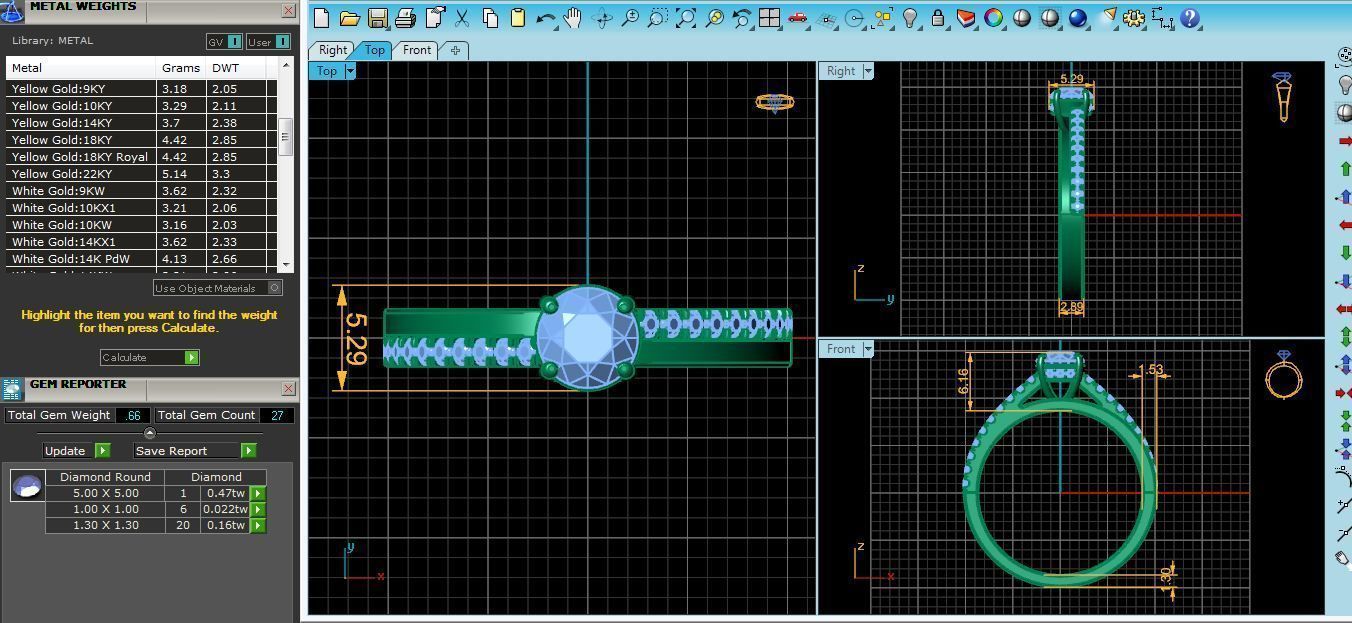 Engagement Ring 20 3D print model_6