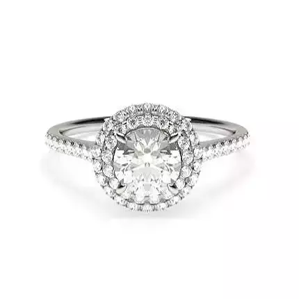 Solitaire Ring 21 3D print model