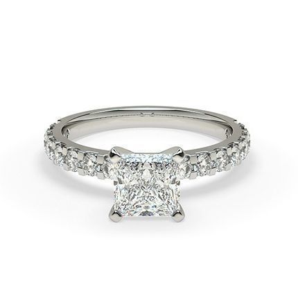 Princess Cut Ring 22 3D print model_5