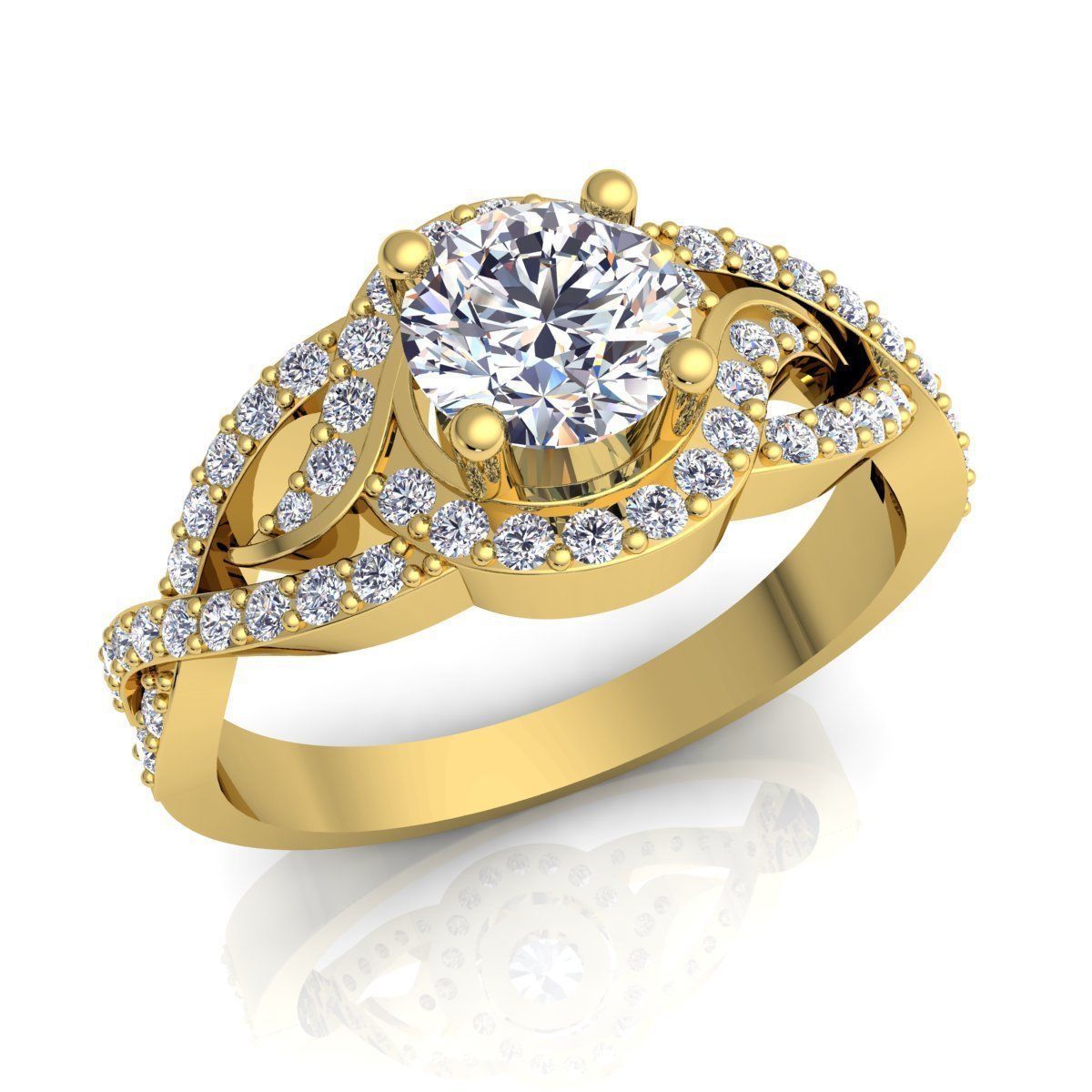 Aarna D Ring 01 3D print model_2