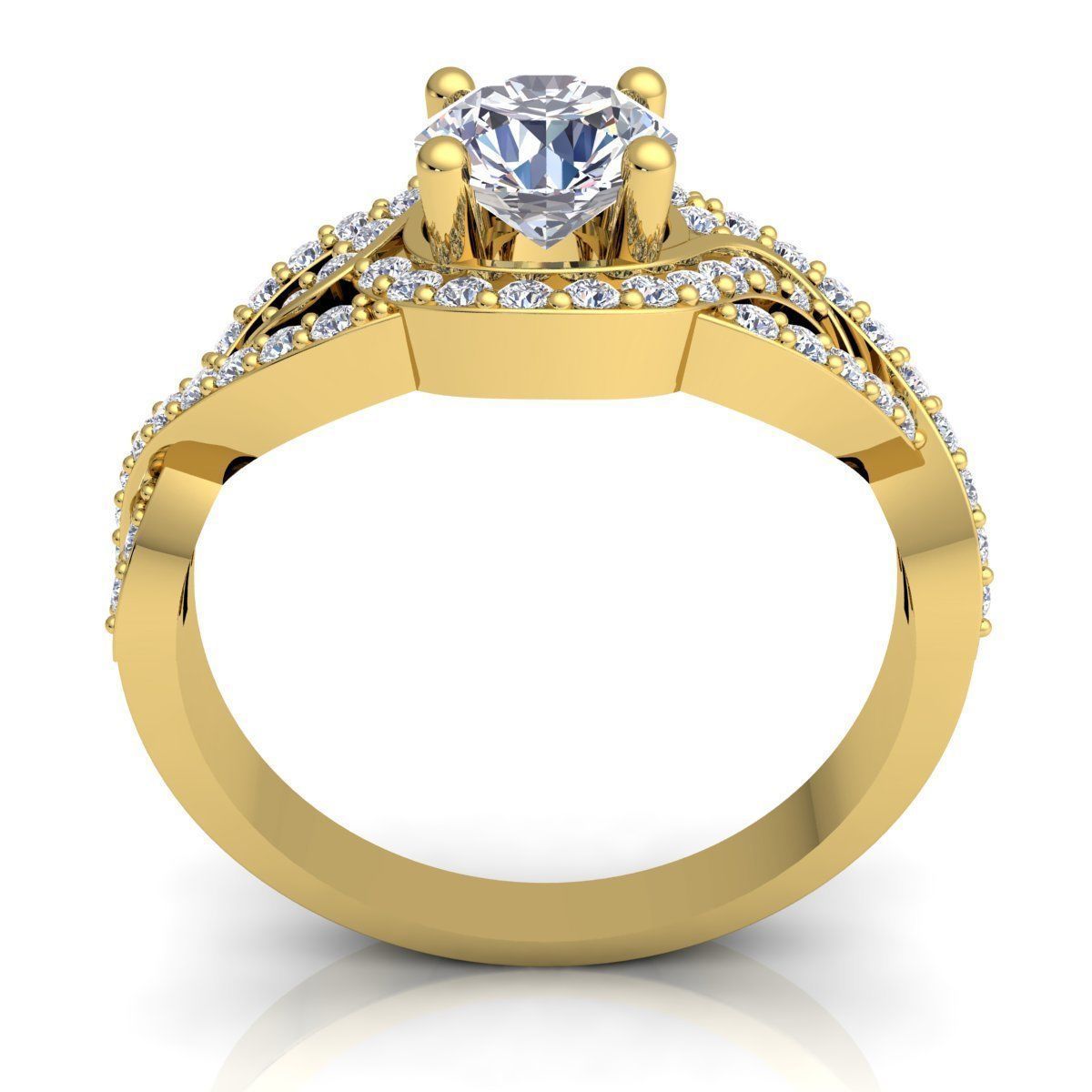 Aarna D Ring 01 3D print model_3