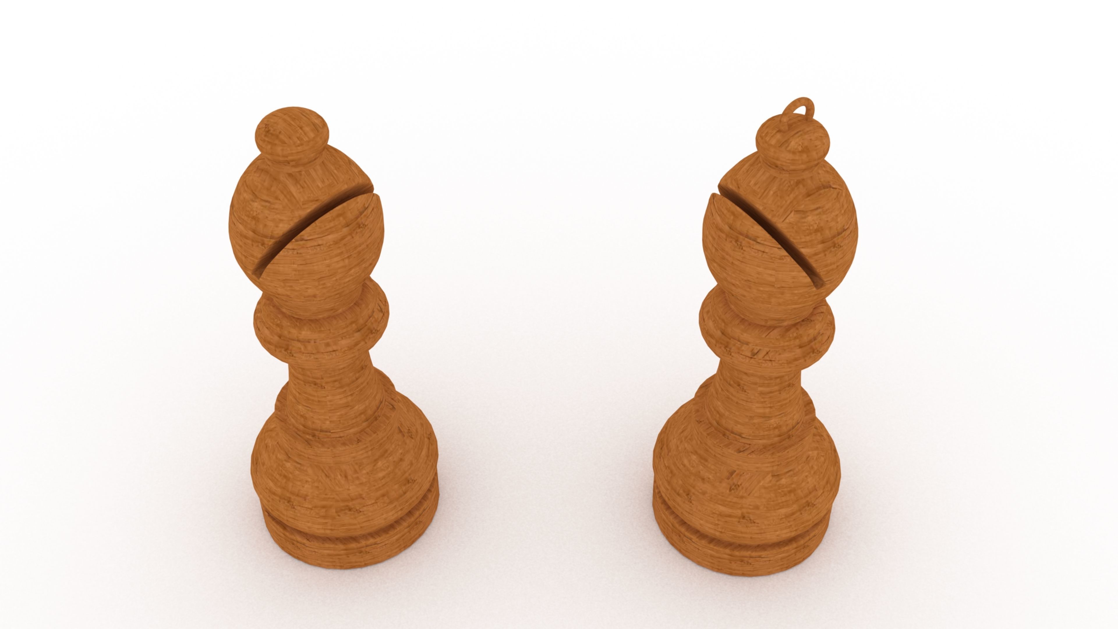chess bishop 3D print model_10