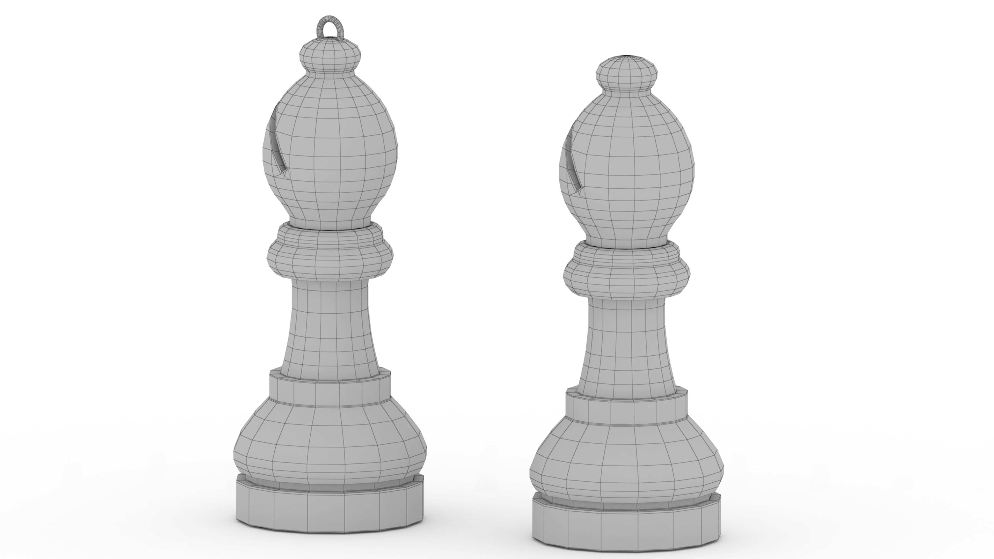chess bishop 3D print model_13