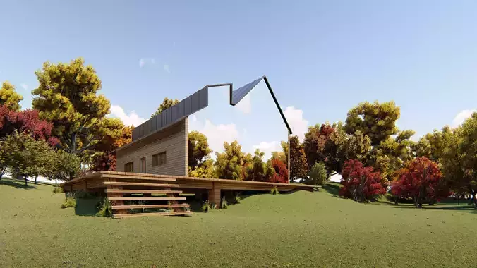 Forest House Free 3D model