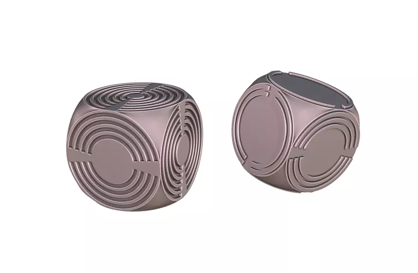 Machinae Dice 3D print model_0