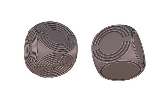 Machinae Dice 3D print model_2