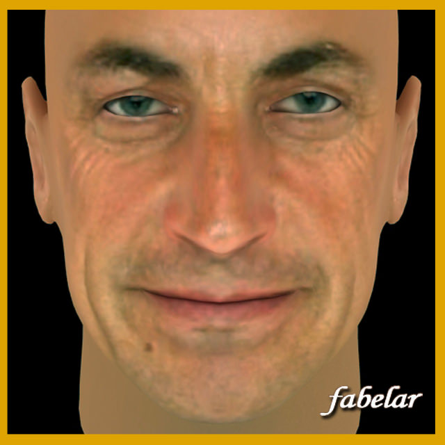 Nicolas Sarkozy 3D model_1