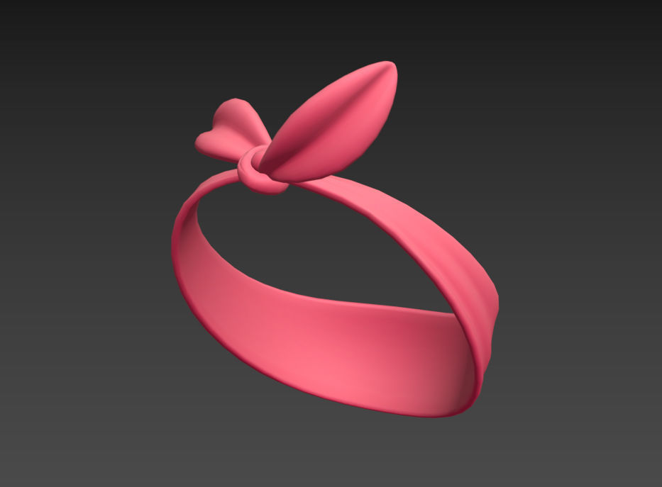 Lady Headband 3D model | CGTrader