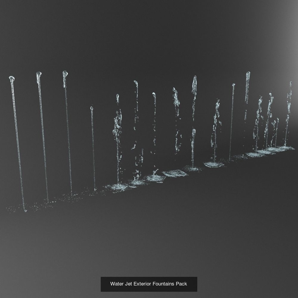 34 Water Fluids Pack 3D Model Collection_5